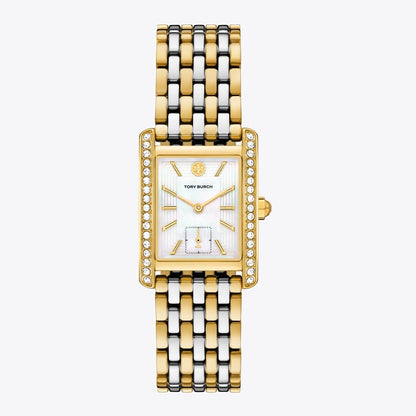Tory Burch Eleanor Watch MOP/STONES/TWO-TONE
