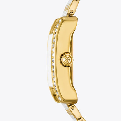Tory Burch Eleanor Watch MOP/STONES/TWO-TONE
