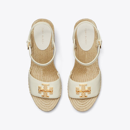 Tory Burch Eleanor Wedge Espadrille LIGHT CREAM / GOLD