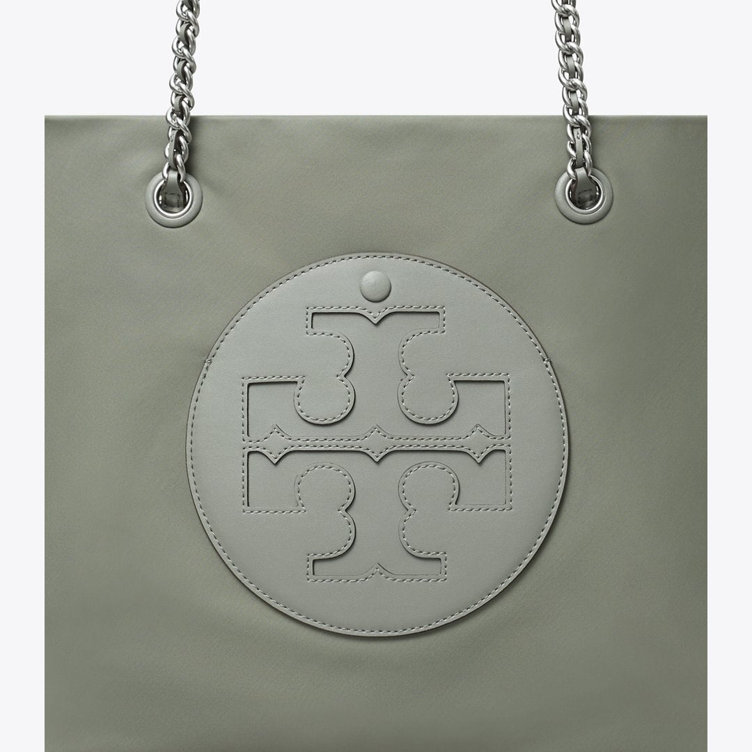Tory Burch Ella Chain Tote Shale Rock