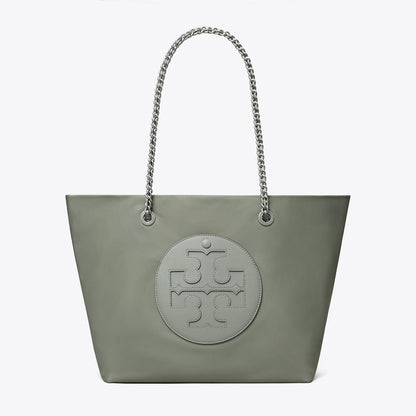 Tory Burch Ella Chain Tote Shale Rock