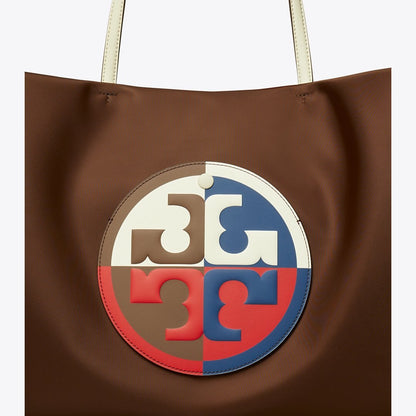 Tory Burch Ella Colorblock Tote Multi