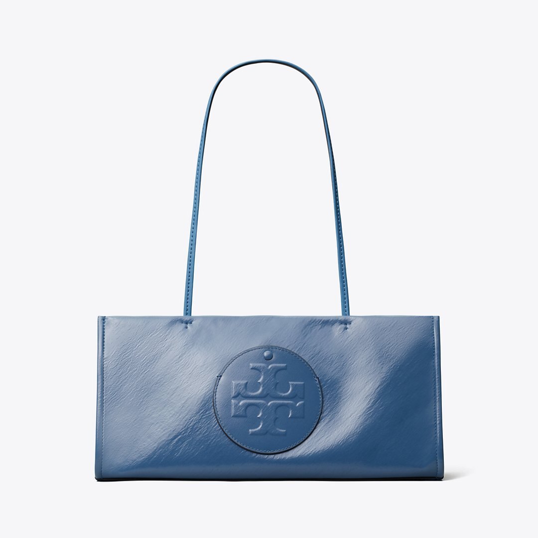 Tory Burch Ella East-West Tote Blue Raspberry