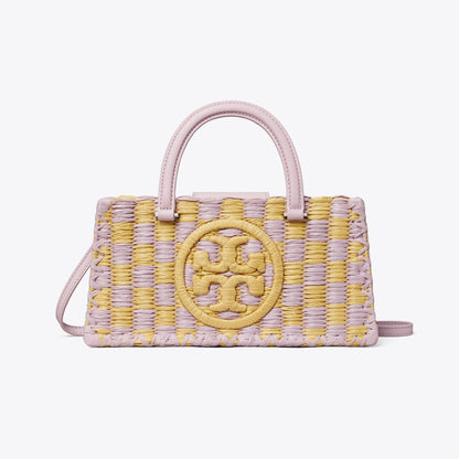 Tory Burch Ella Hand-Crocheted East-West Tote Pale Purple
