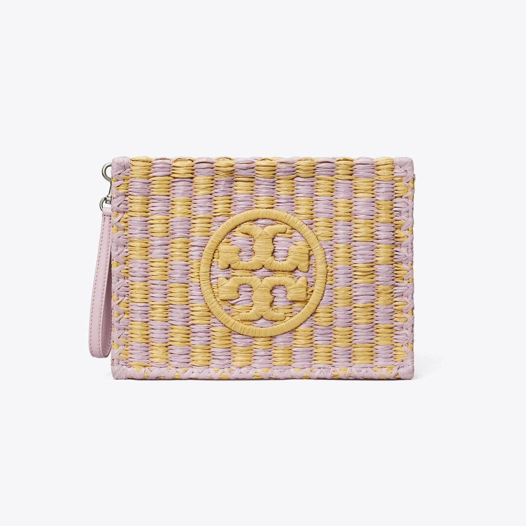 Tory Burch Ella Hand-Crocheted Pouch Pale Purple