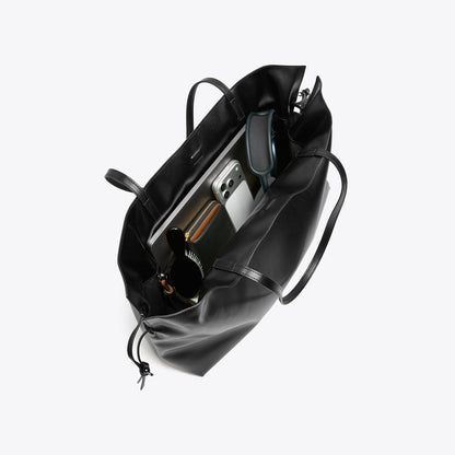 Tory Burch Ella natuura Drawstring Tote Black