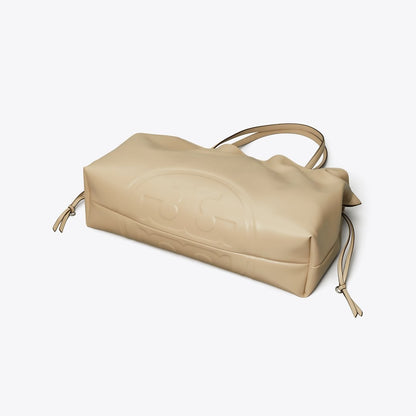 Tory Burch Ella natuura Drawstring Tote Light Stone