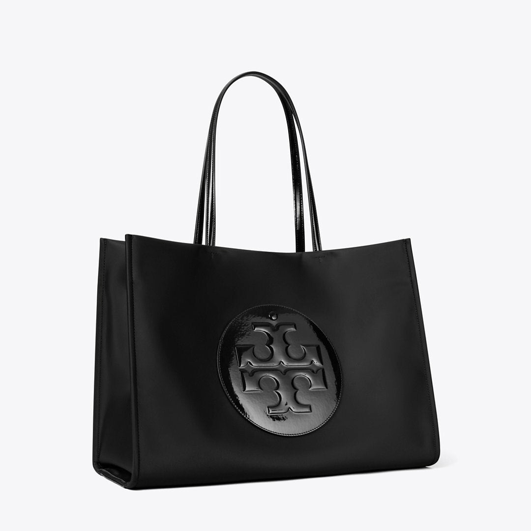 Tory Burch Ella Patent Tote Black