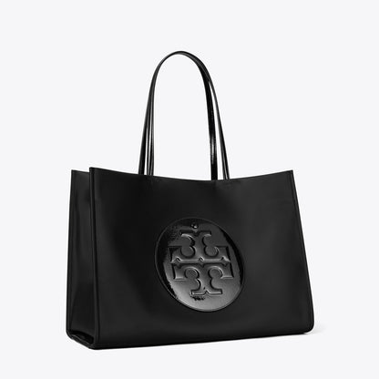 Tory Burch Ella Patent Tote Black