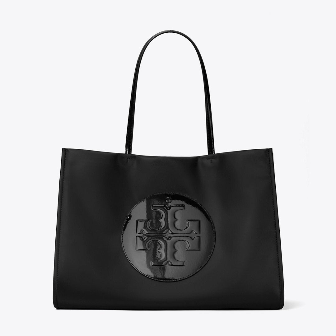 Tory Burch Ella Patent Tote Black