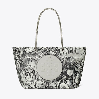 Tory Burch Ella Printed Chain Tote Alien Print