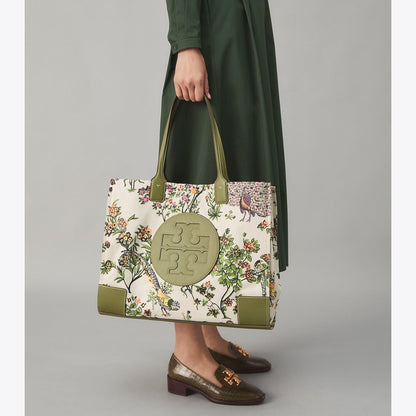 Tory Burch Ella Printed Tote Winter Sage