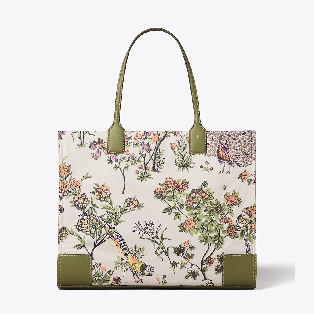 Tory Burch Ella Printed Tote Winter Sage