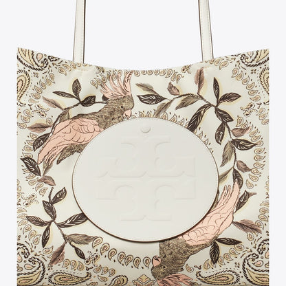 Tory Burch Ella Printed Tote Pink Cockatoo