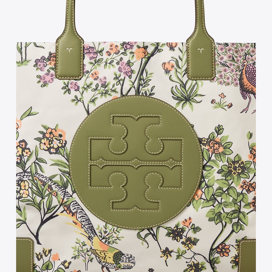 Tory Burch Ella Printed Tote Winter Sage