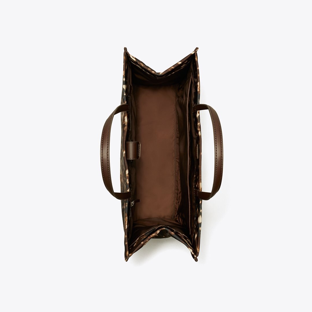 Tory Burch Ella Printed Tote Fall Fawn