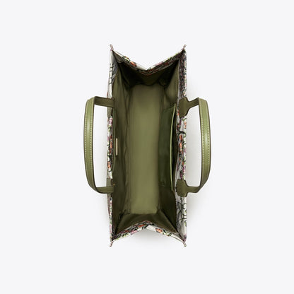 Tory Burch Ella Printed Tote Winter Sage