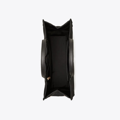 Tory Burch Ella Small Tote Bag Black