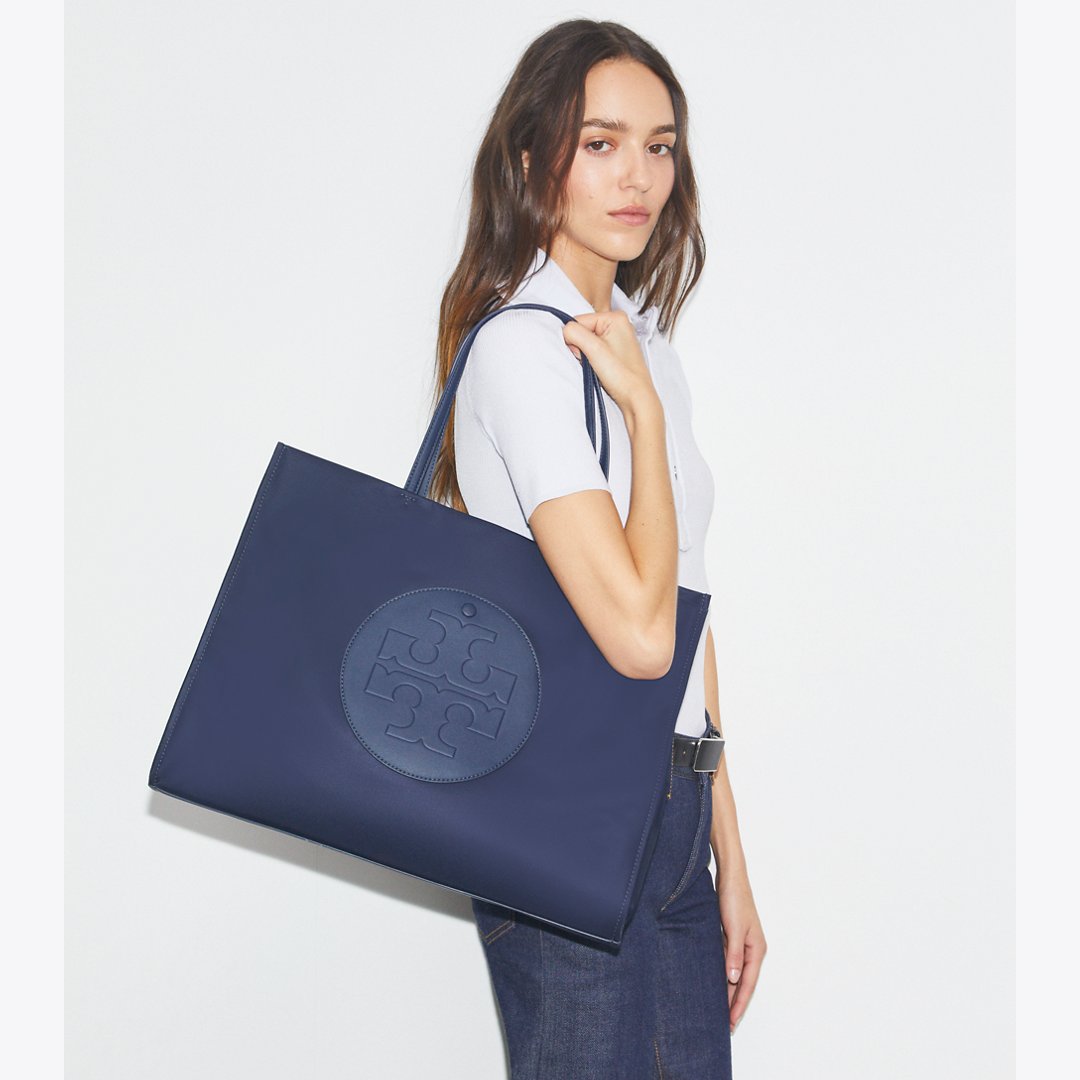 Tory Burch Ella Tote New Navy