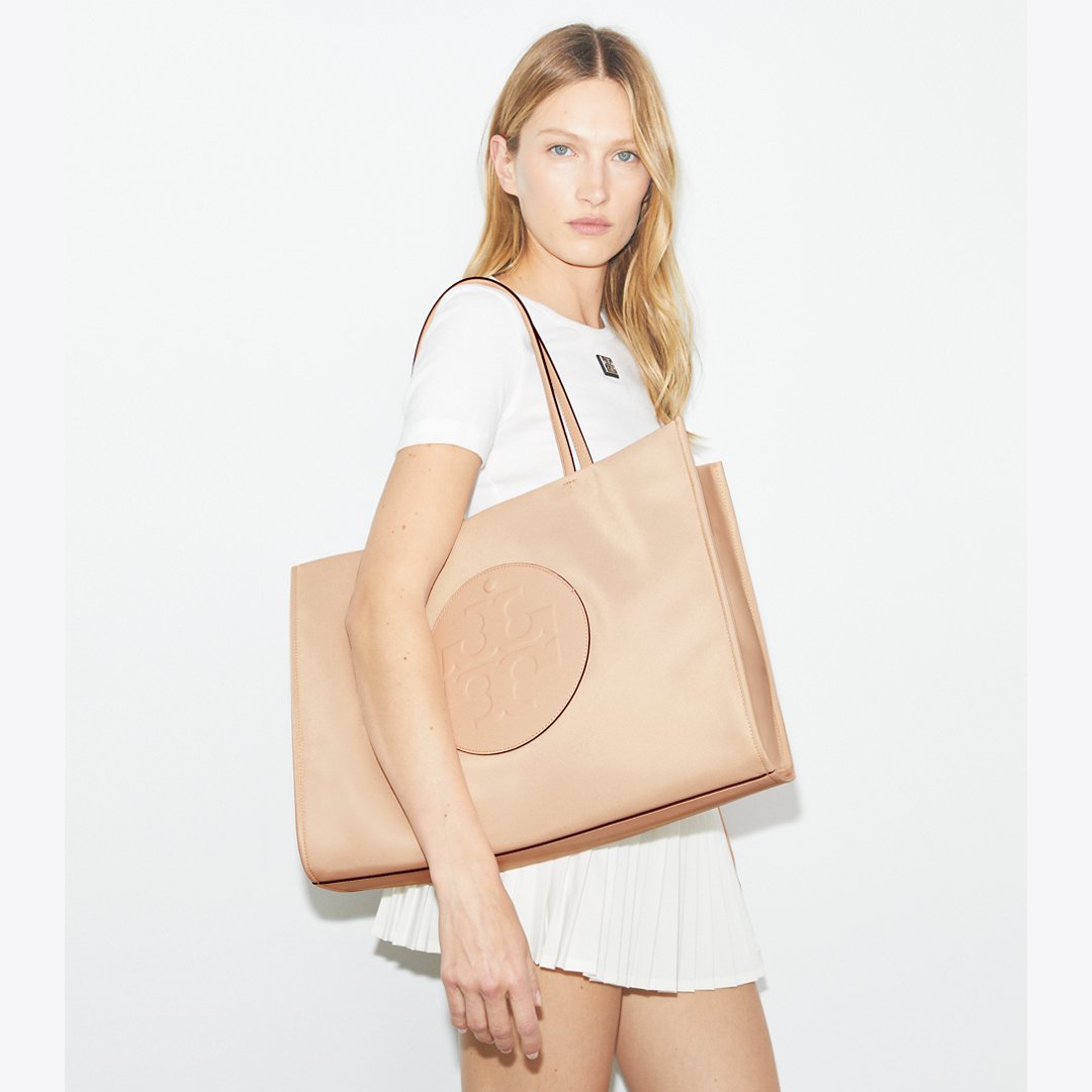 Tory Burch Ella Tote Rose Silk