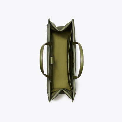 Tory Burch Ella Tote Olive Green