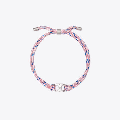 Tory Burch Embrace Ambition Bracelet Tory Silver / Pink