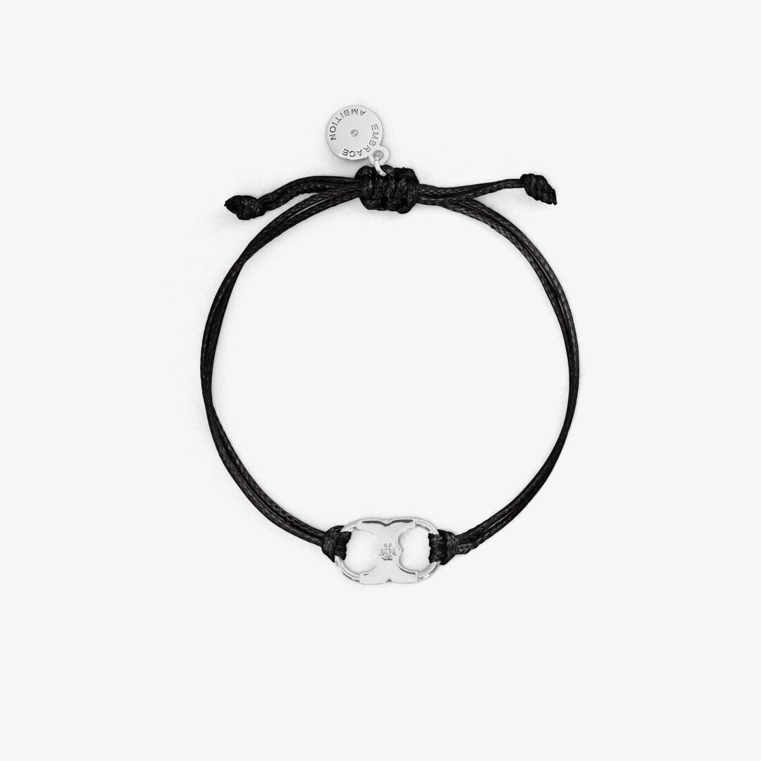 Tory Burch Embrace Ambition Bracelet Tory Silver / Black