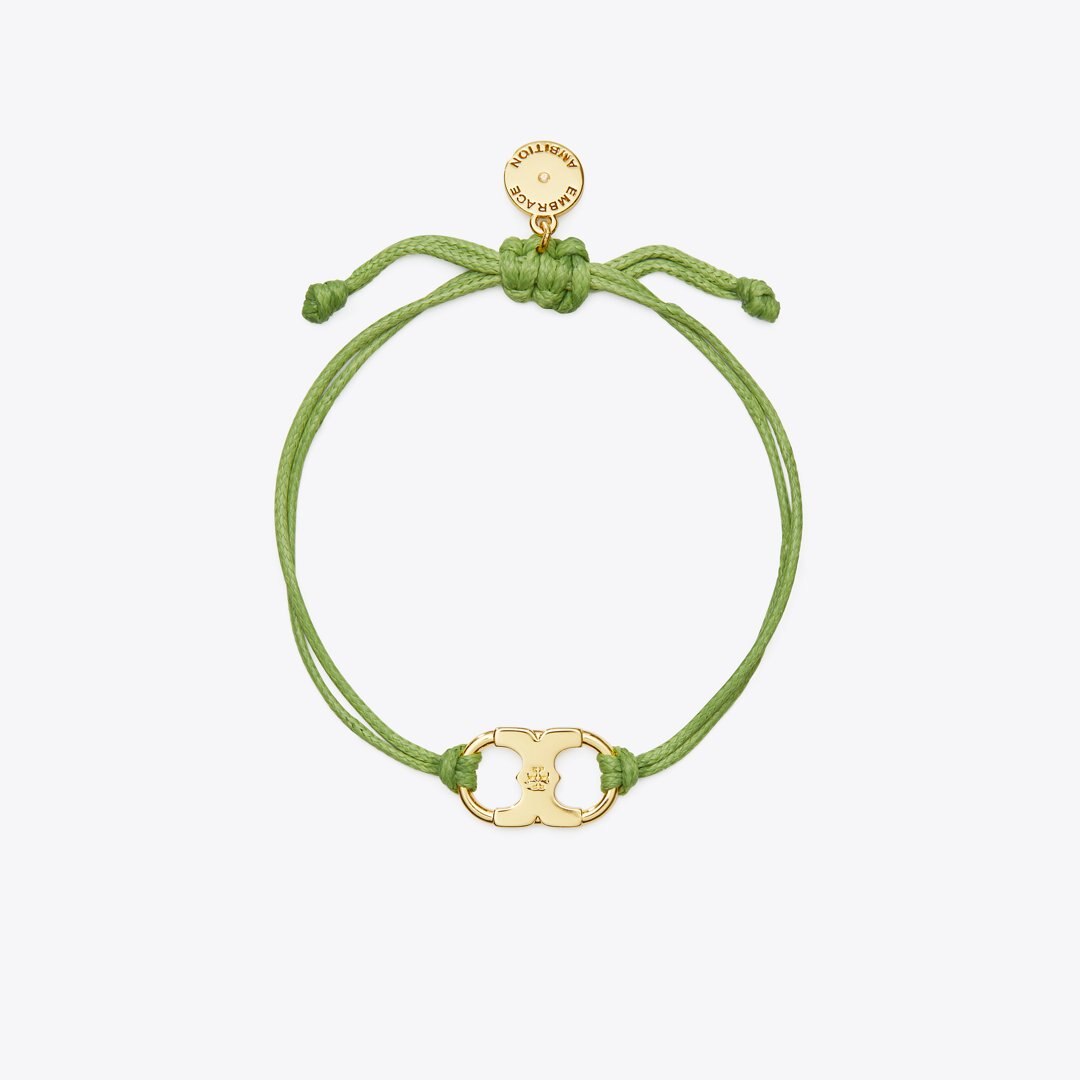 Tory Burch Embrace Ambition Bracelet Tory Gold / Light Green
