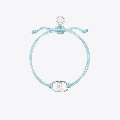Tory Burch Embrace Ambition Bracelet Tory Silver / Light Blue