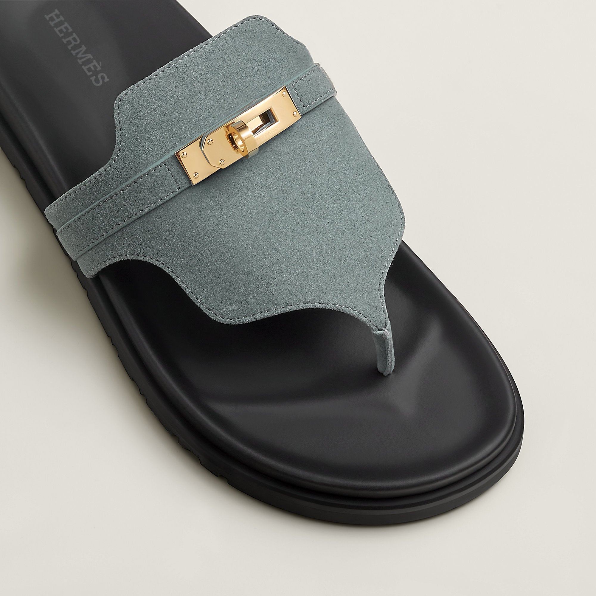  Hermes Empire Sandal Bleu Tonnerre
