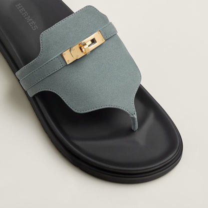  Hermes Empire Sandal Bleu Tonnerre