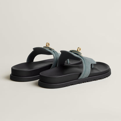  Hermes Empire Sandal Bleu Tonnerre