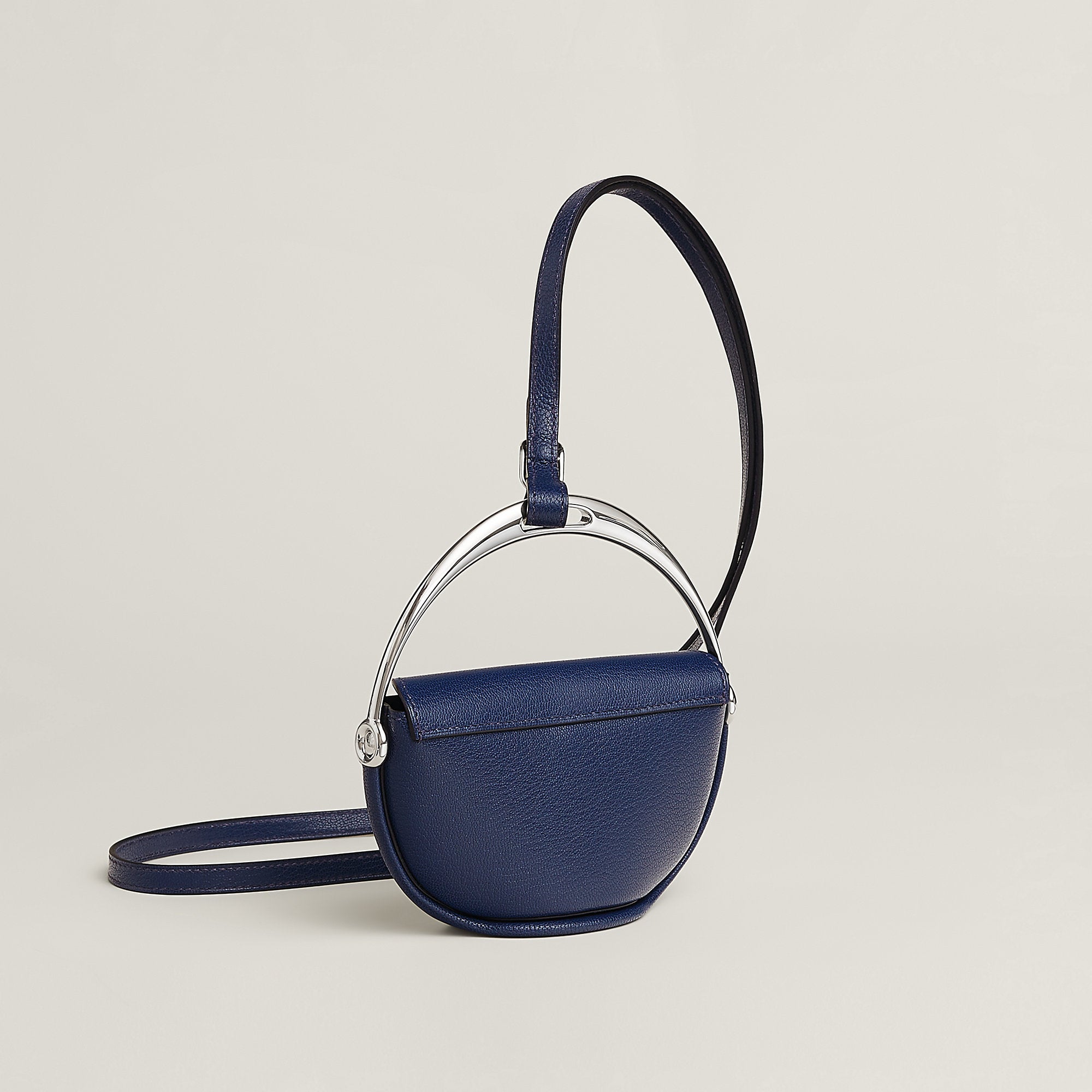 Hermes En Piste Clutch Bleu Saphir