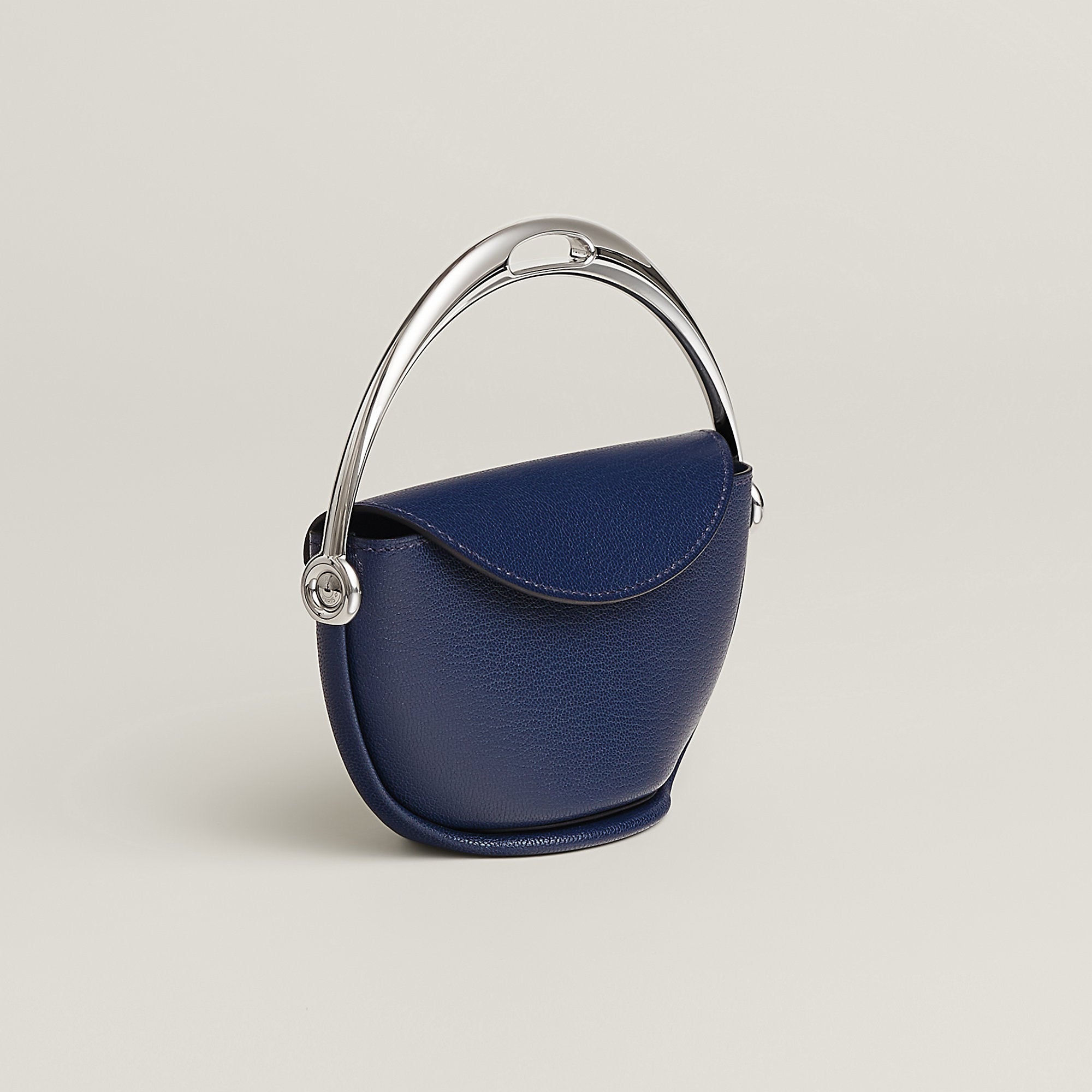  Hermes En Piste Clutch Bleu Saphir