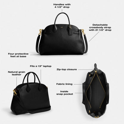 Coach Soft Empire Carryall Bag 40 Brass Maple