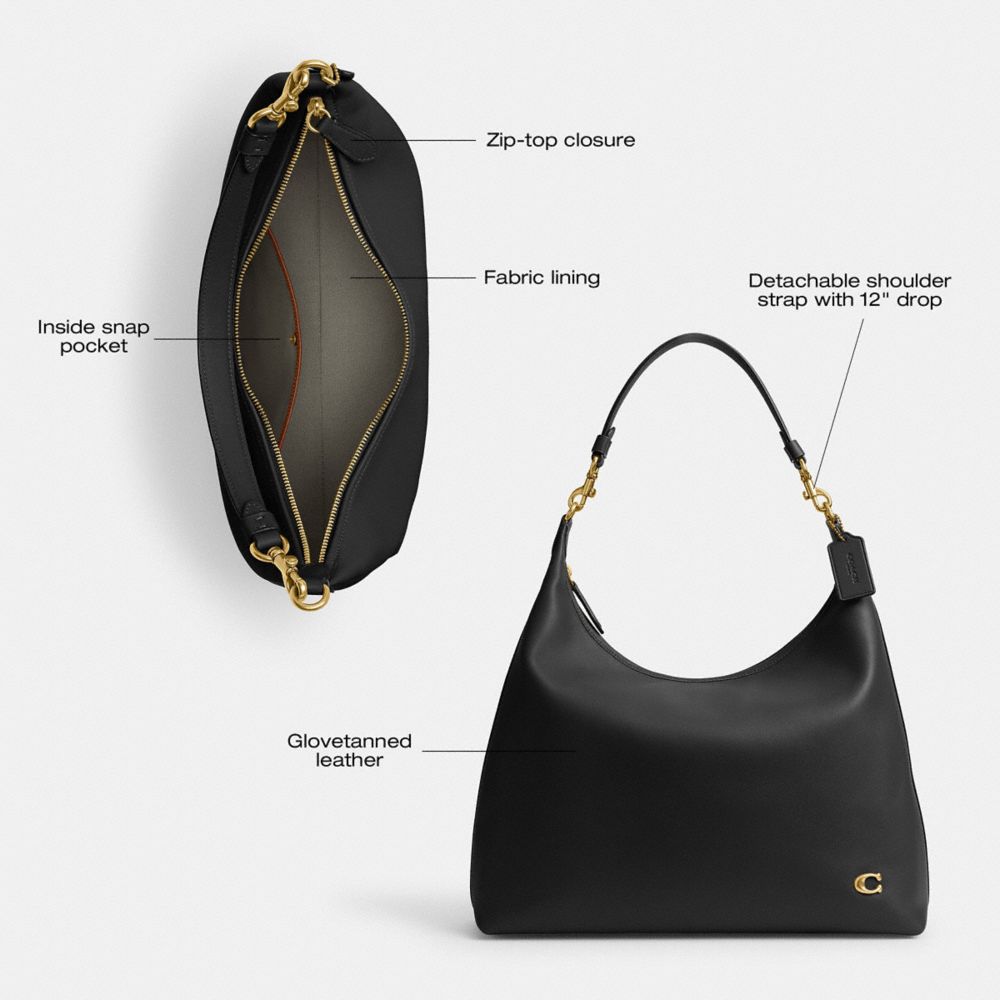 Coach Juliet Shoulder Bag 38 Brass Chalk