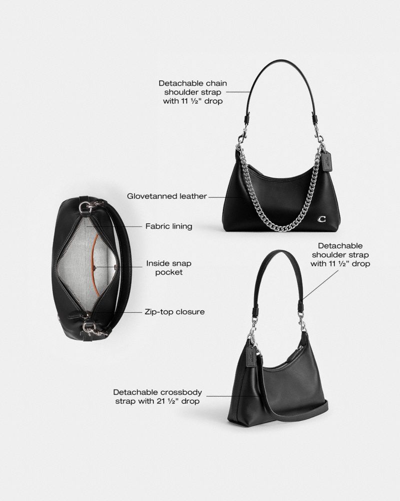 Coach Juliet Shoulder Bag 25 Brass/Black