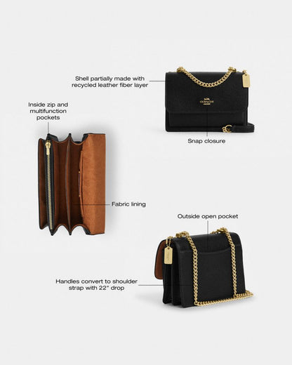 Coach Mini Klare Crossbody Bag Gold Taupe