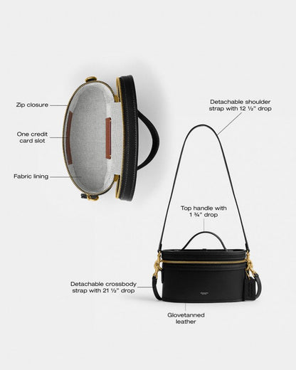 Coach Trail Bag Brass Black