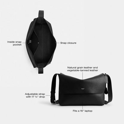 Coach Ludlow Messenger Bag Black