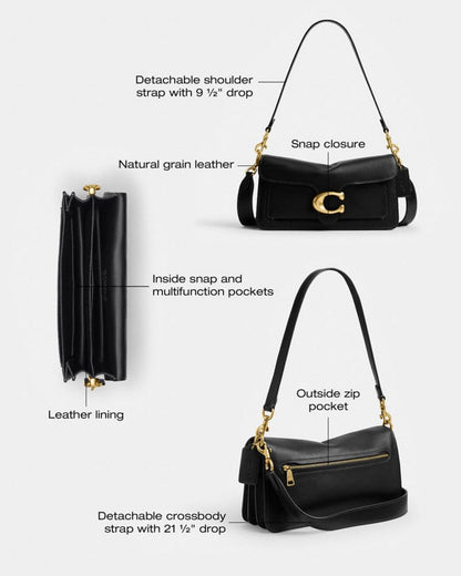 Coach Tabby Shoulder Bag 26 Brass/Poppy