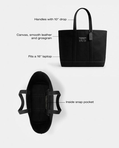 Coach Utility Tote Natural