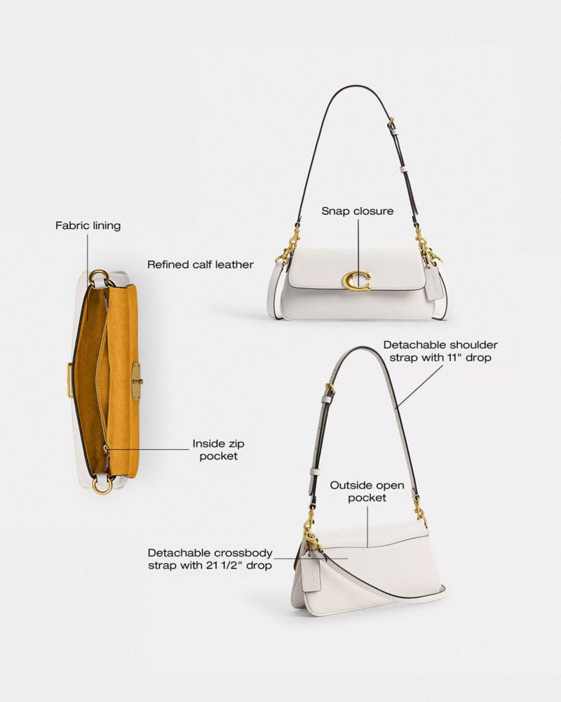 Coach Jet Shoulder Bag Brass Chalk | Buy Women Online in India