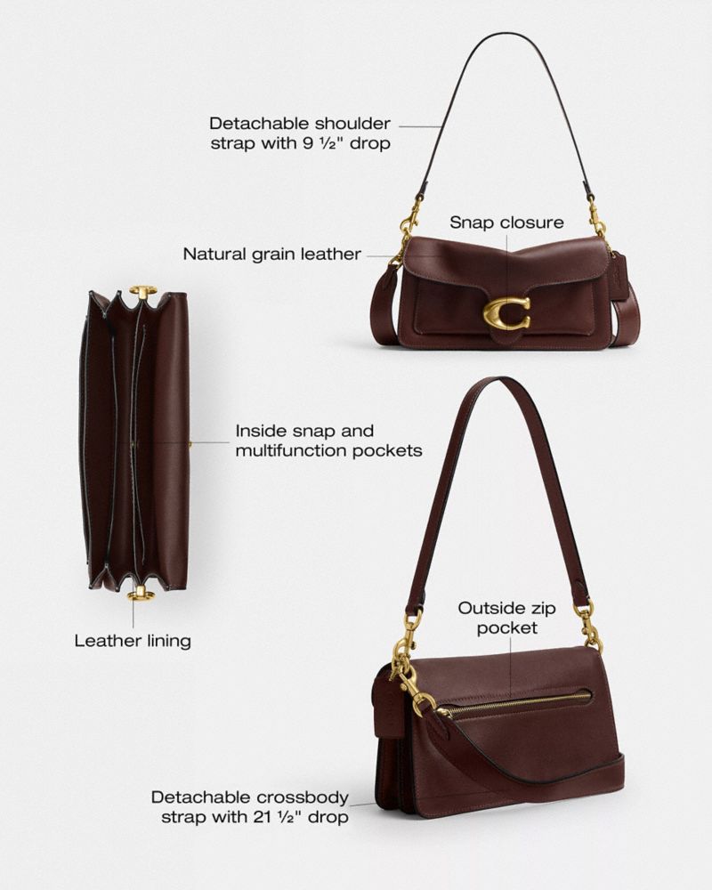 Coach Tabby Shoulder Bag 26 Brass Maple – Kicks Machine