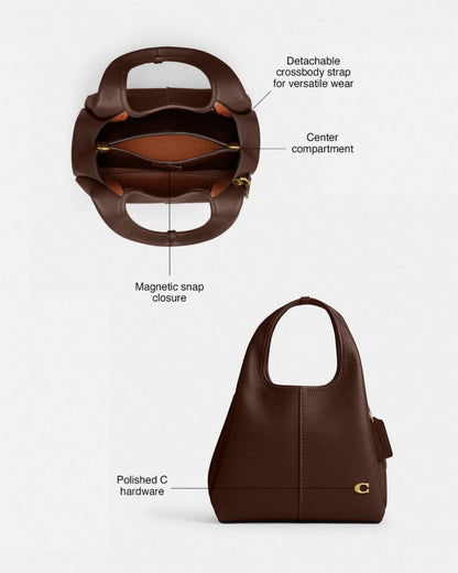Coach Lana Shoulder Bag 23 Brass Maple