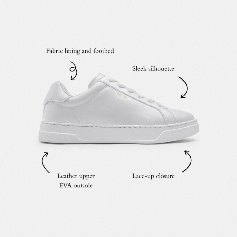 Coach High Line Sneaker Optic White
