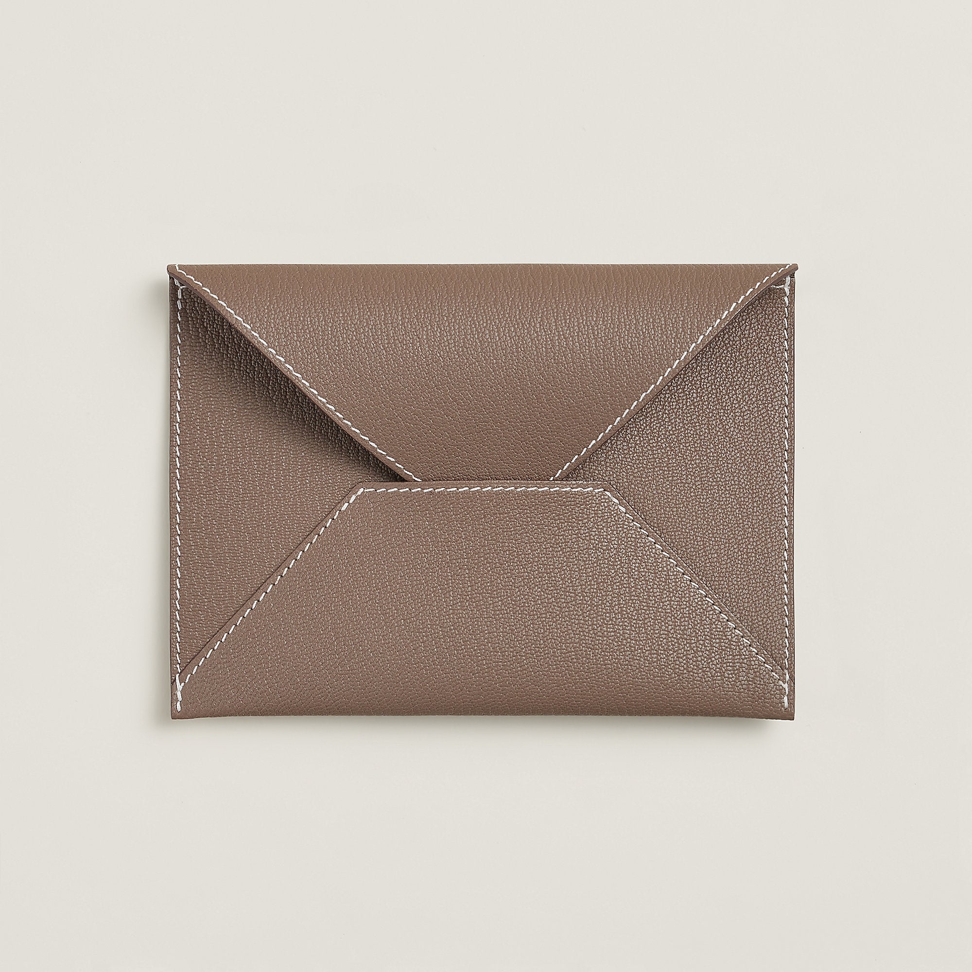  Hermes Envelope Gm Pouch Toupe