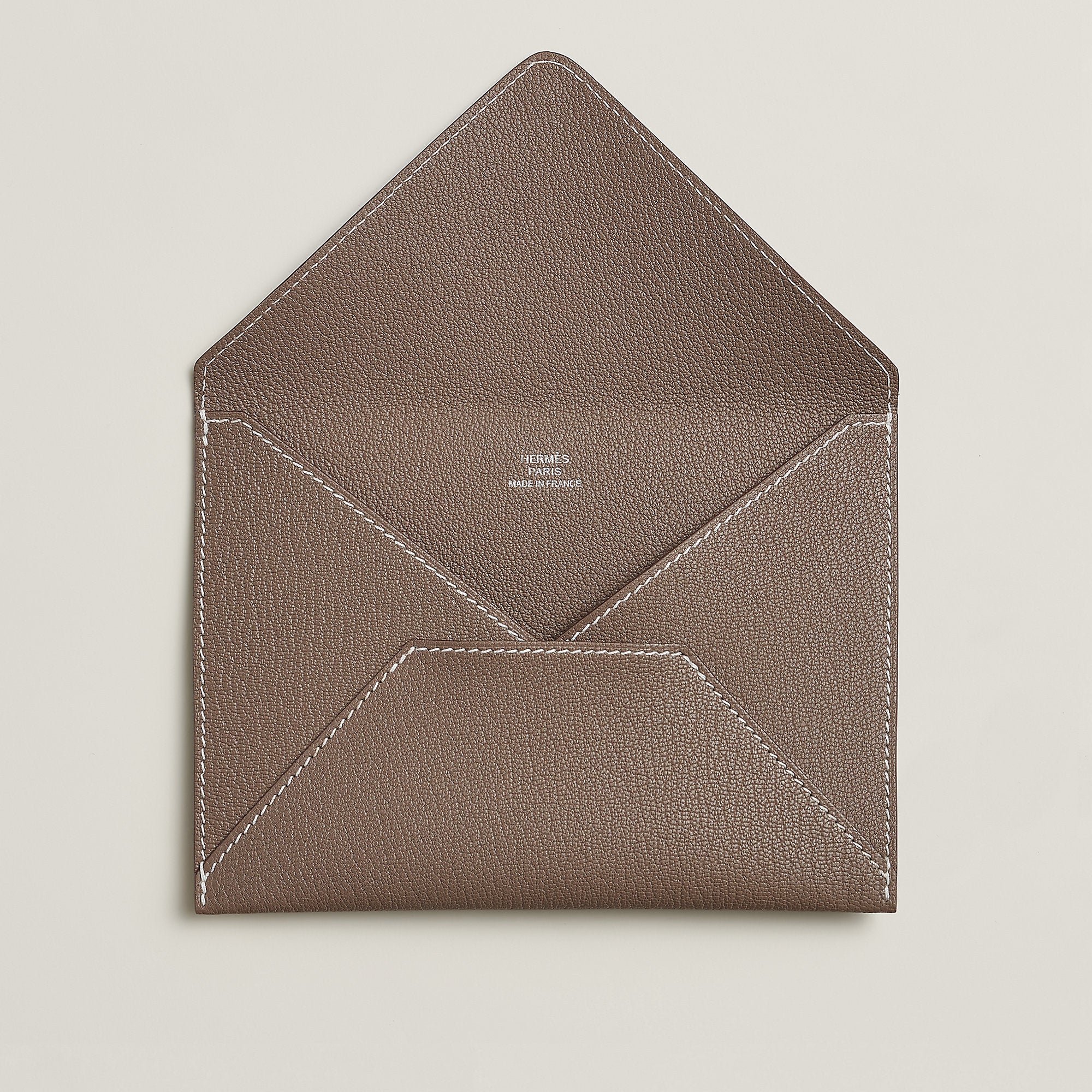  Hermes Envelope Gm Pouch Toupe