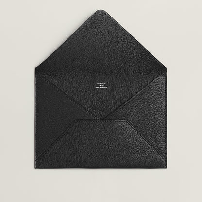  Hermes Envelope Gm Pouch Noir
