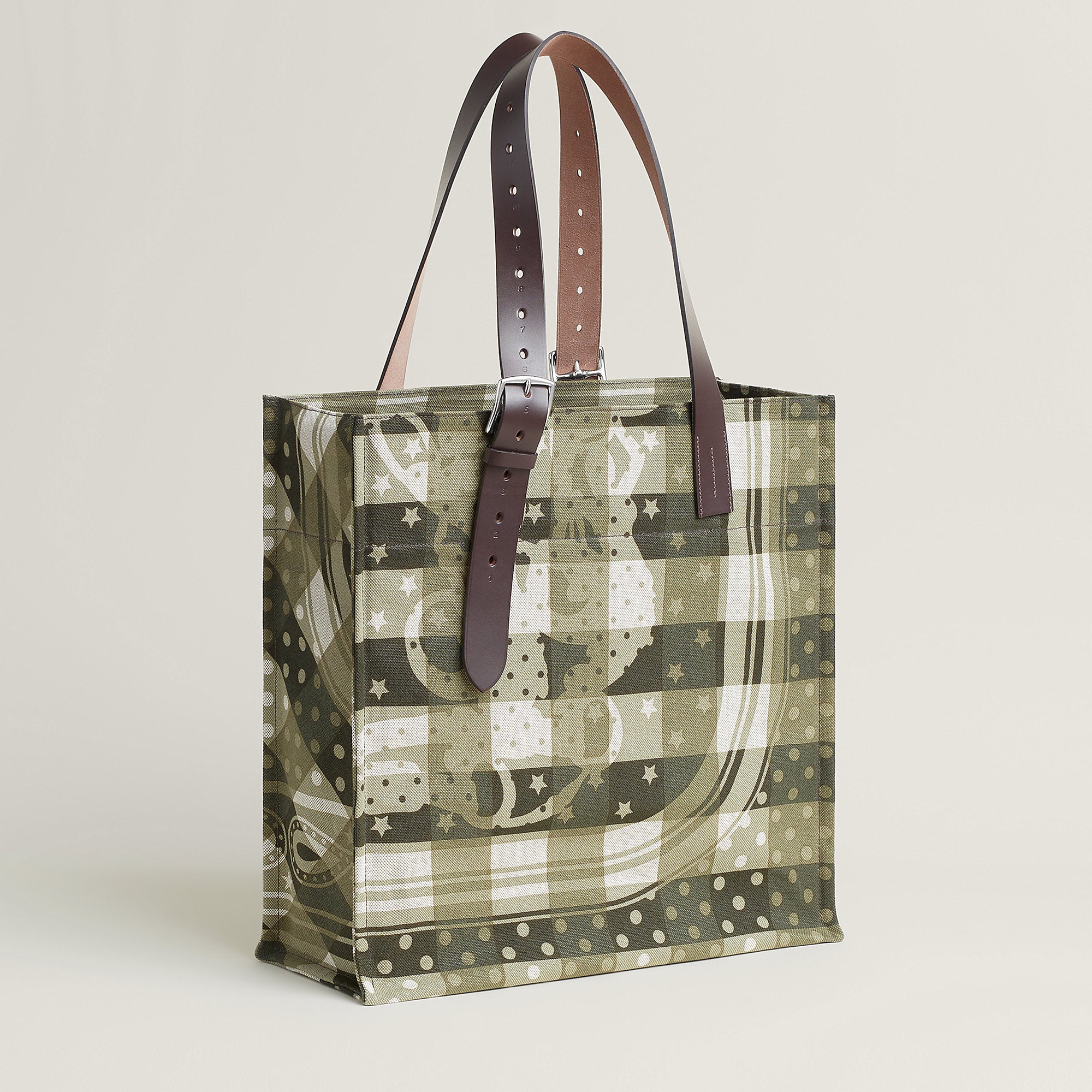  Hermes Etriviere Shopping Bag Cru